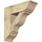 Ekena Millwork Funston Traditional Rough Sawn Bracket w/ Offset Brace, Douglas Fir, 8"W x 24"D x 24"H BKT0806X24X24FST01RDF - alternate 1